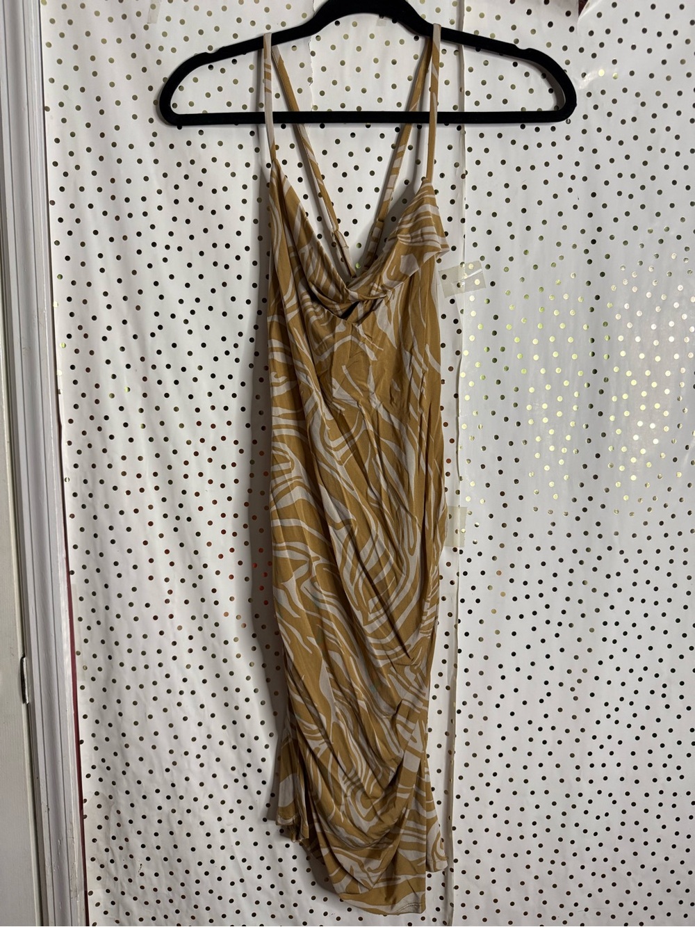 H&M Wave-Print Slip Dress